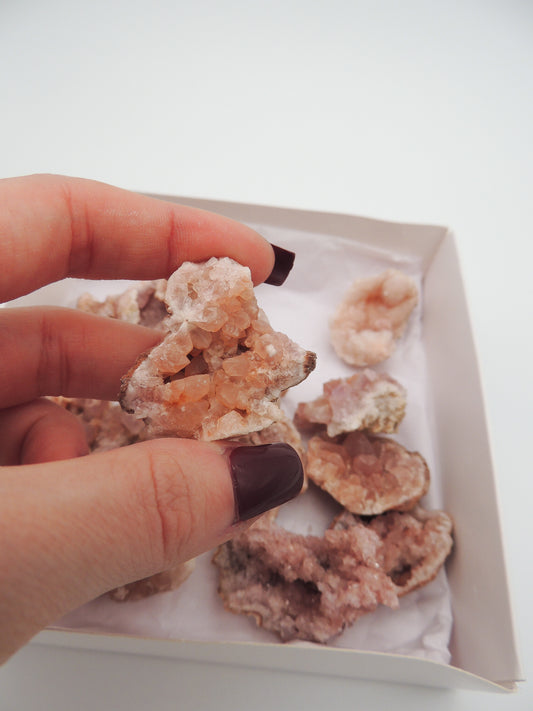 Mini Pink Amethyst Part Geodes - themoonclub.shop
