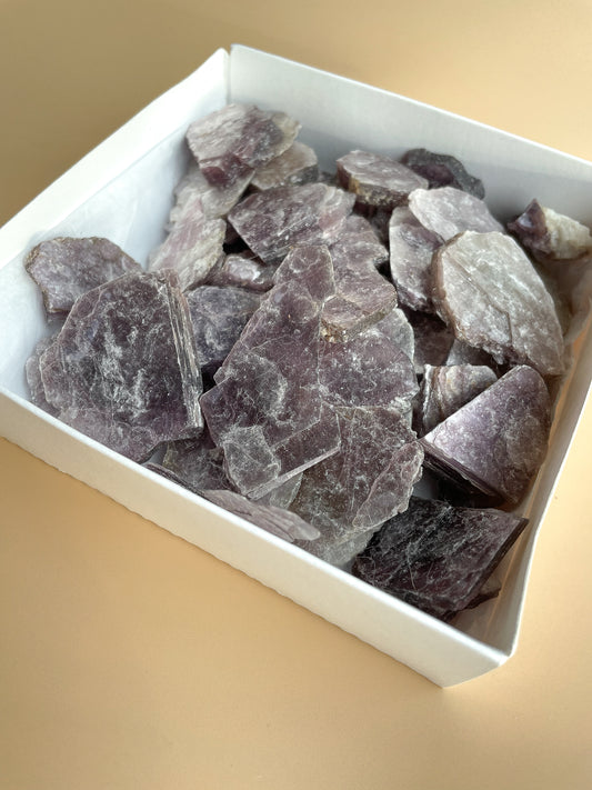 Lepidolite Slices